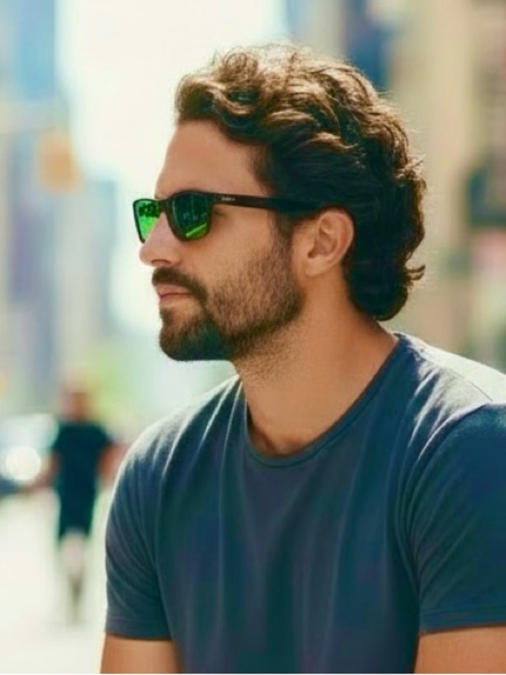 PASTL 400 UV Protection Emerald Green Lens Black Frame Unisex Sunglasses